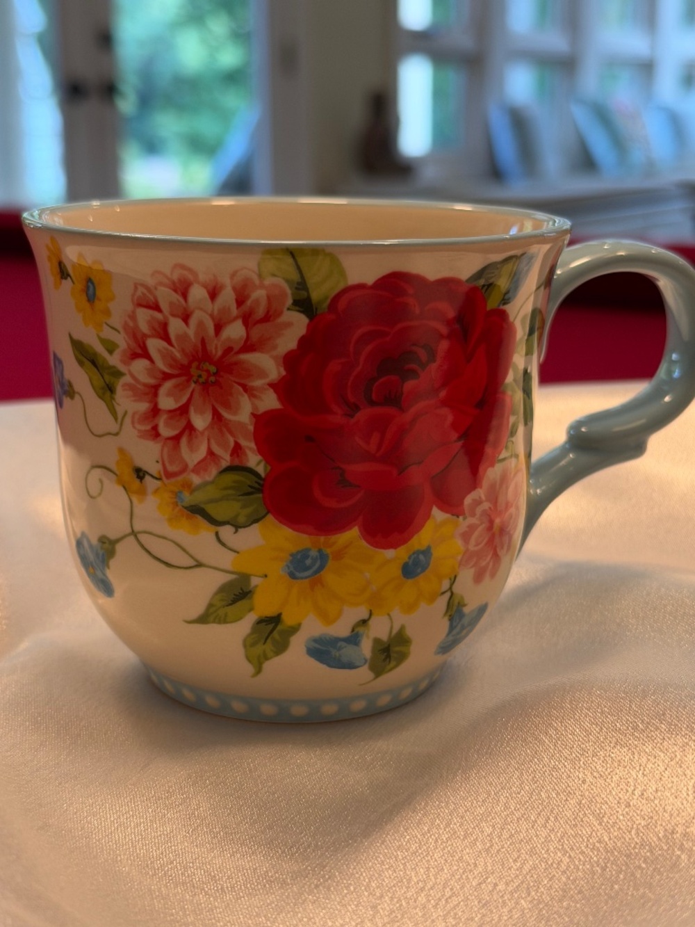 The Pioneer Woman Sweet Rose  14.5 Ounce Mug Coffee Cup
